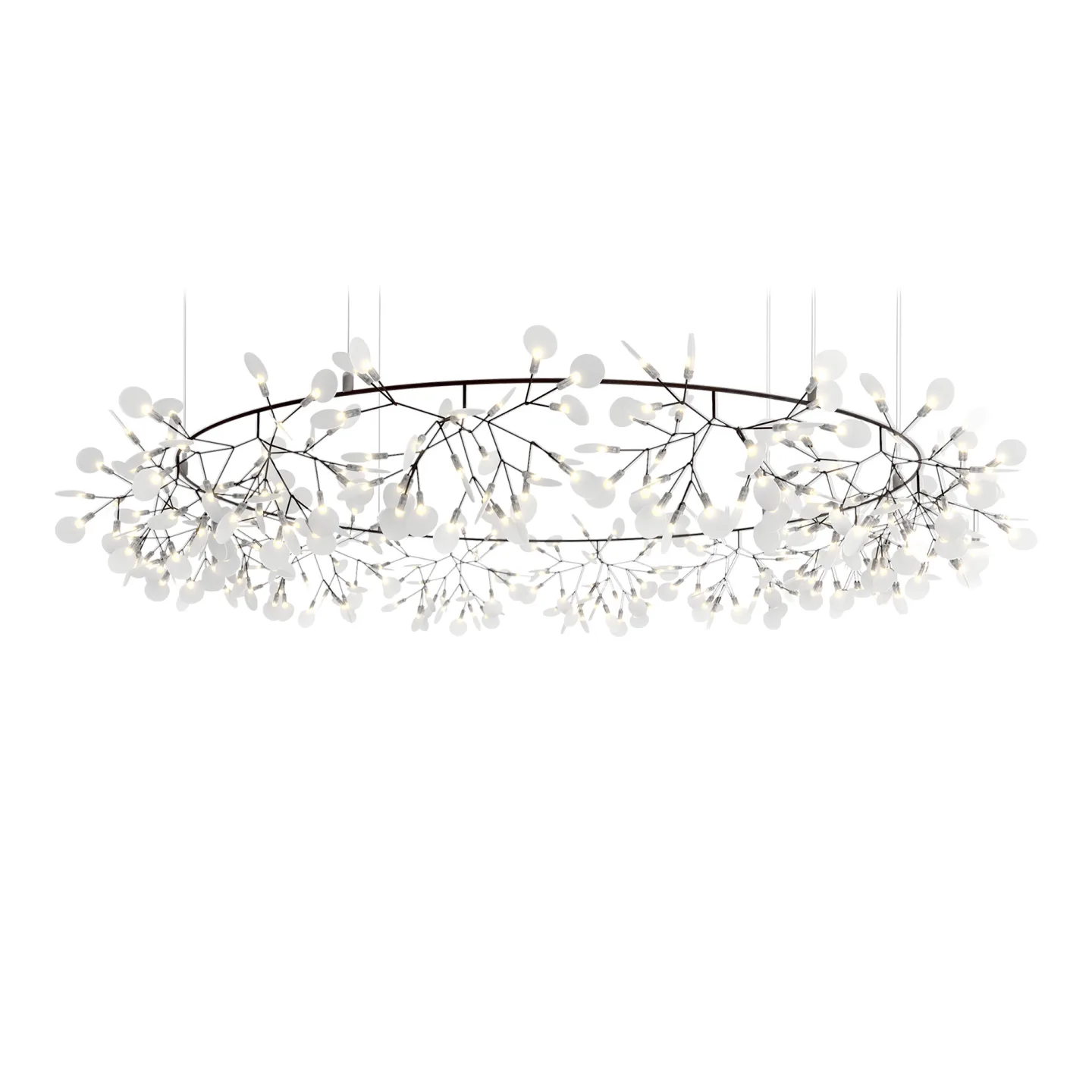 Moooi - Heracleum III, The Big O Big Nickel - Takkronor - Bertjan Pot - Silver