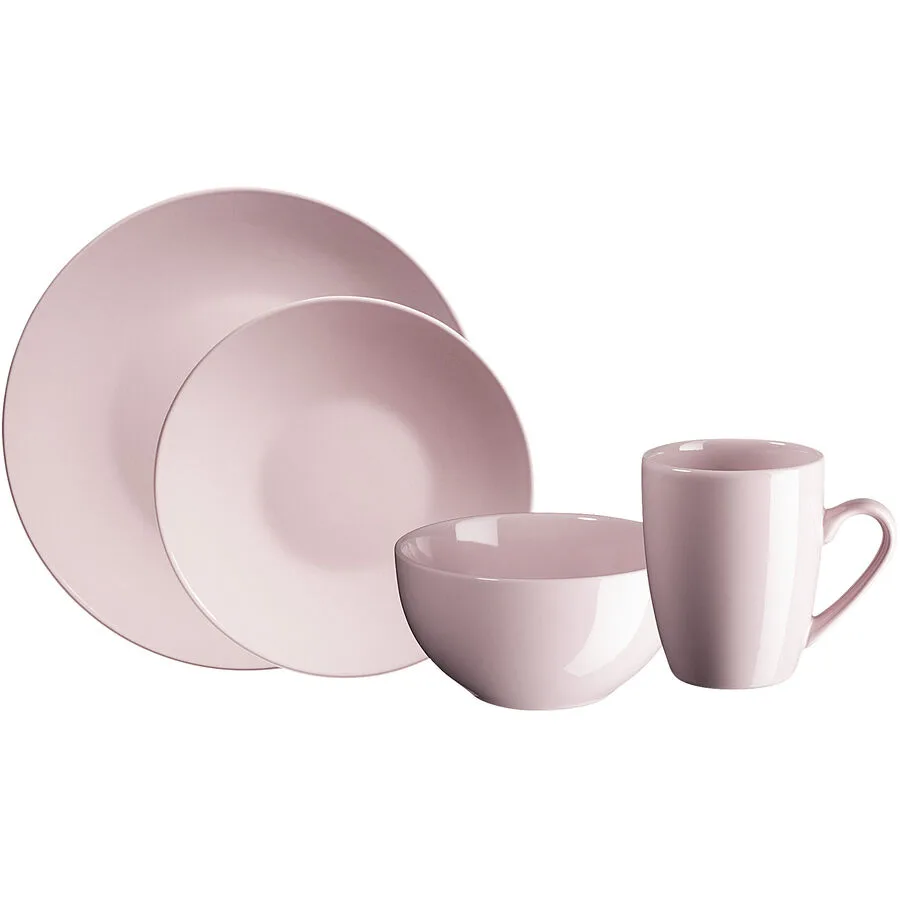Geschirr-Set Elissa Rosa Keramik