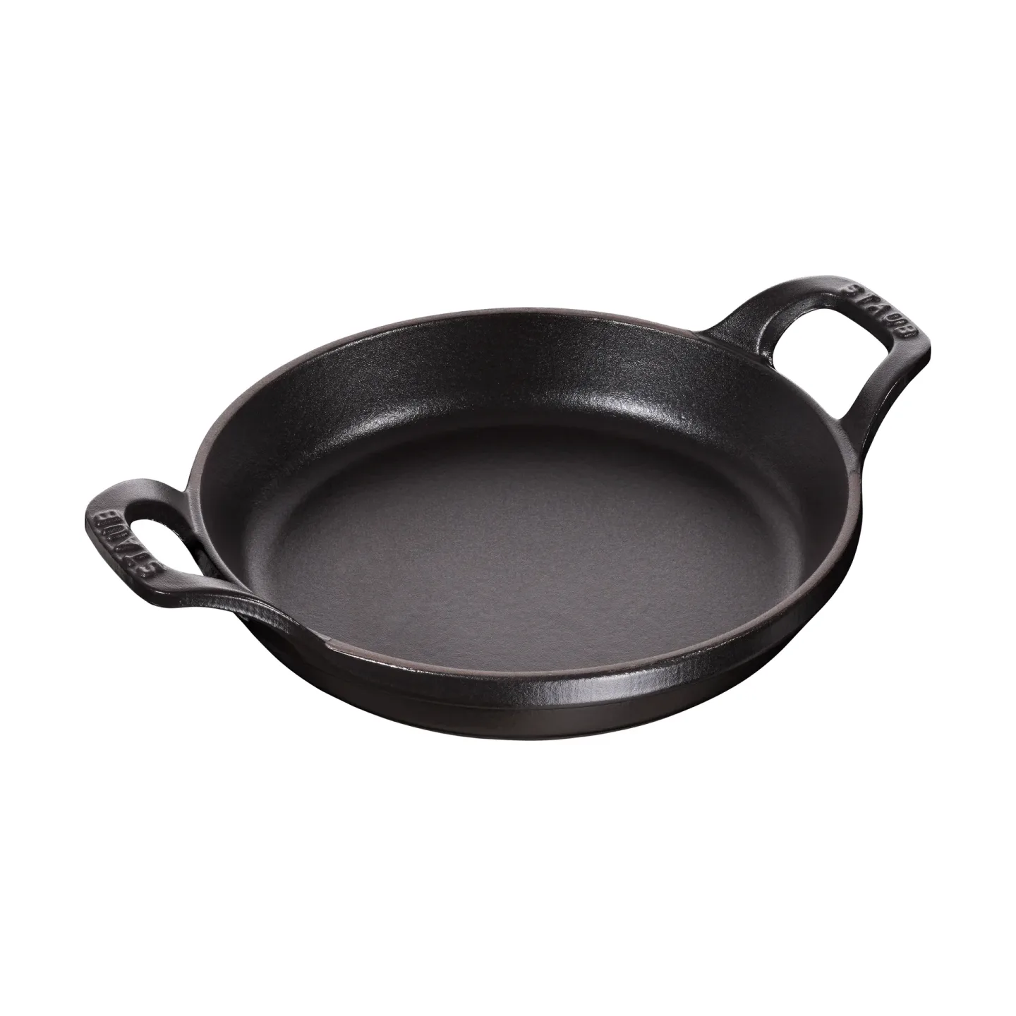 STAUB Staub runde Ofenform Gusseisen Ø16 cm Schwarz
