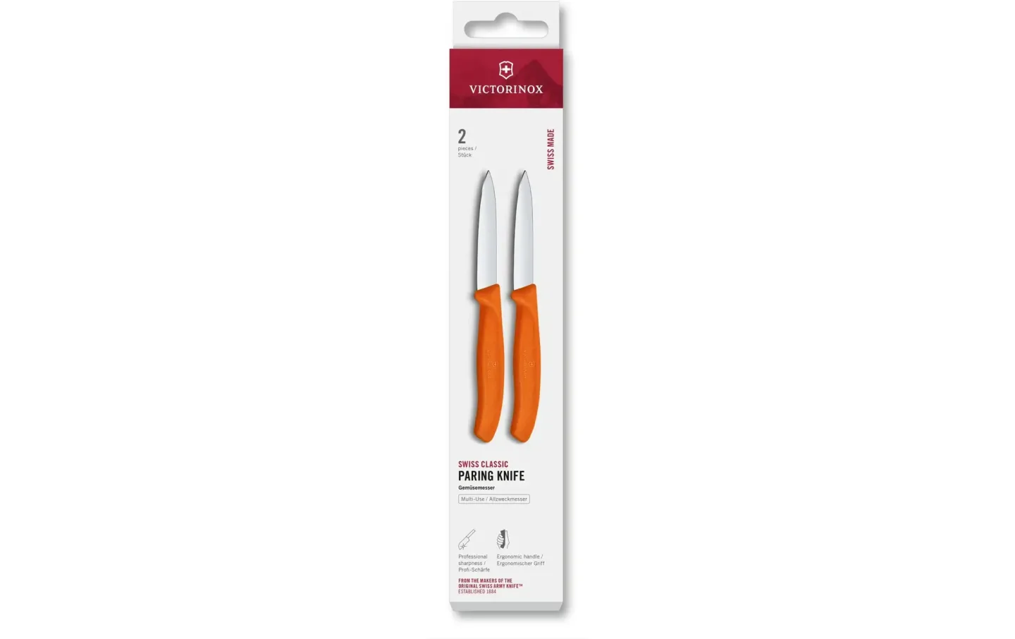 Alltron Messer-Set Swiss Classic, 8 cm, 2 Stück Von Victorinox Orange | Schubiger Möbel