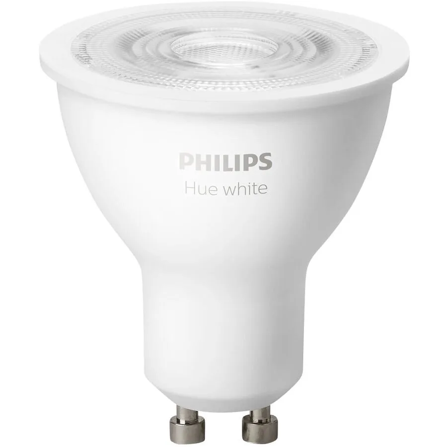 Leuchtmittel Philips Hue Kunststoff GU10 10.4 W - Farbe: weiss - LED - Lichtfarbe: Extra warmweiss - LED Leuchtmittel