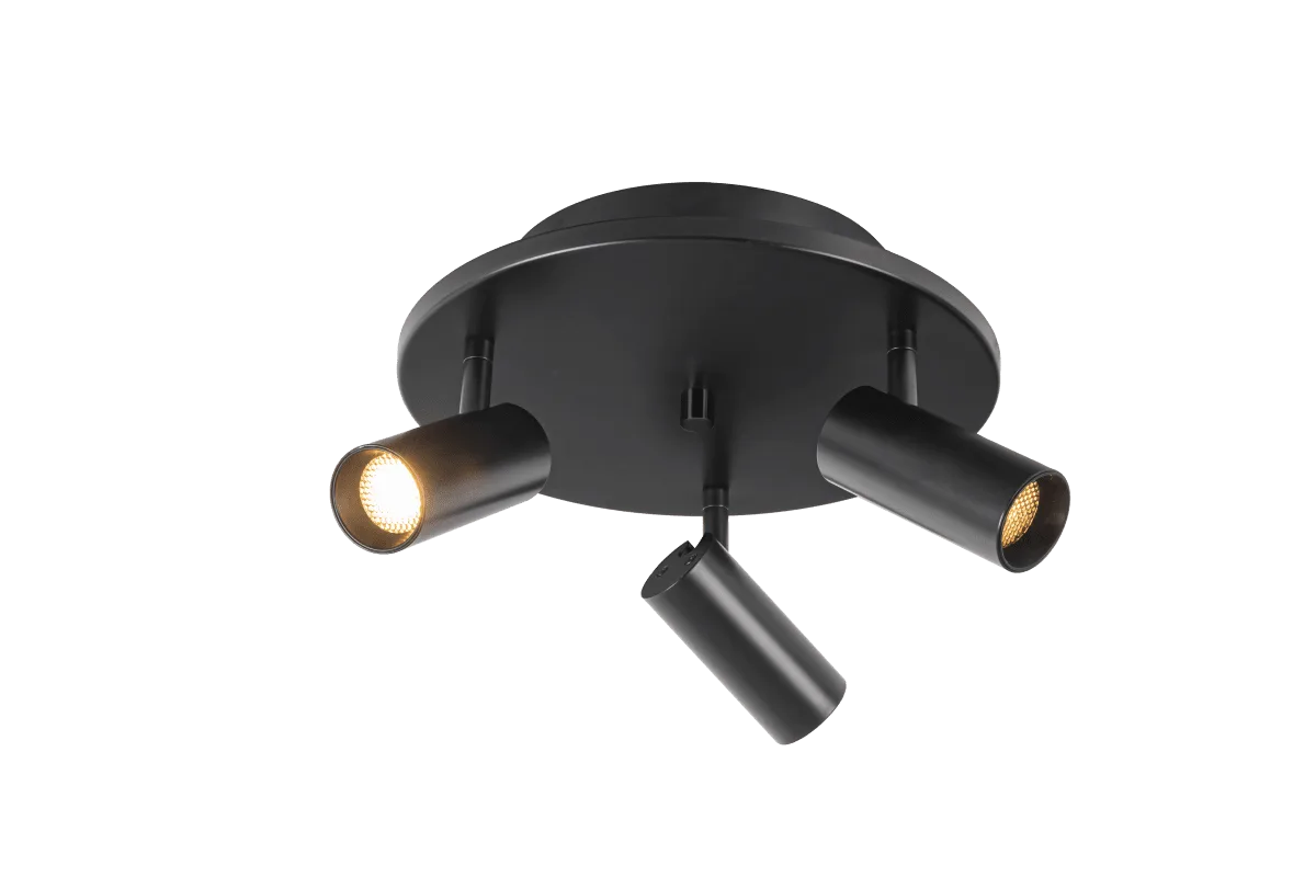 Aneta Lighting - Concord 3 - Spotlight - Svart