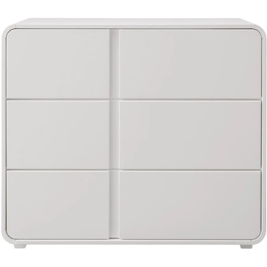 Kommode Maxi weiss MDF B 105 H 90 cm