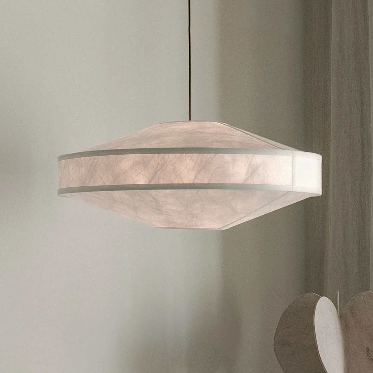 Kite 3W Pendelleuchte Ø75 Weiß - New Works - Wohnzimmer - Design - Kunststoff - Mehrflammig