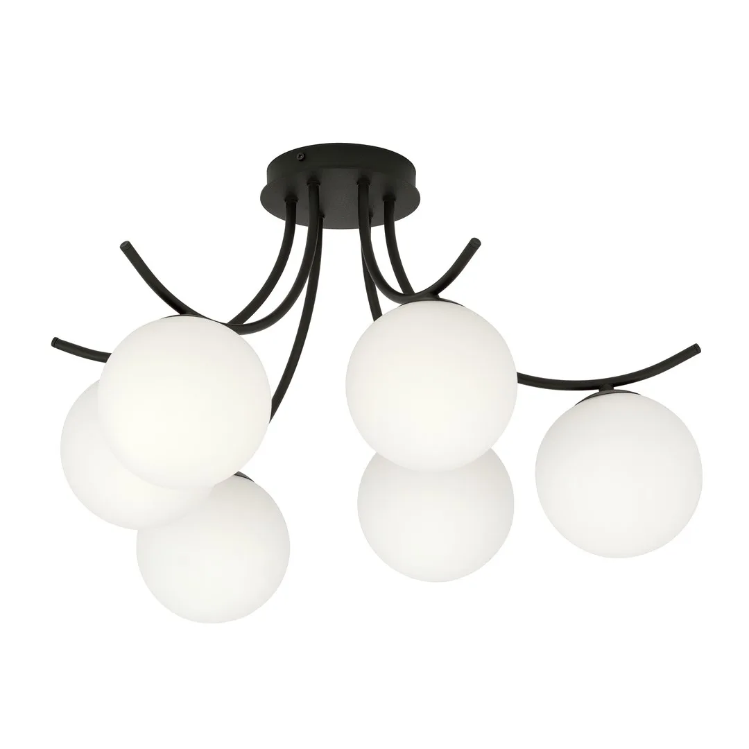 Emibig Lighting - Boston Ø60 - Takplafond - Svart/Vit
