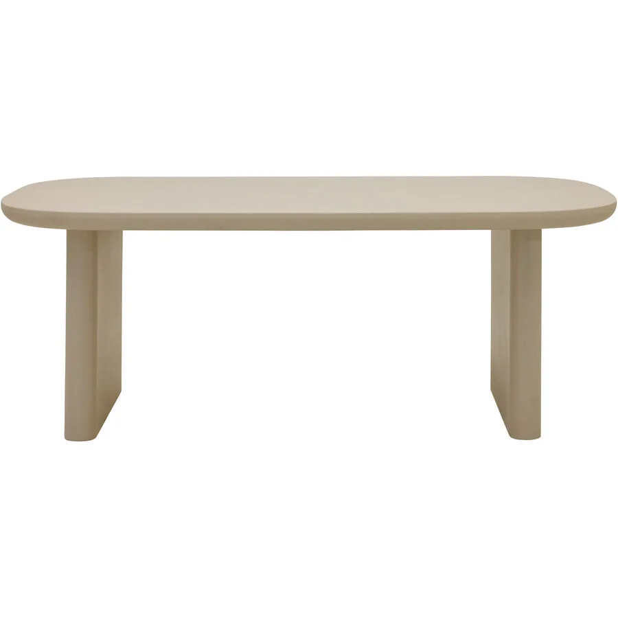 Gartentisch Ivy crème Kunststein B 200 T 100 cm