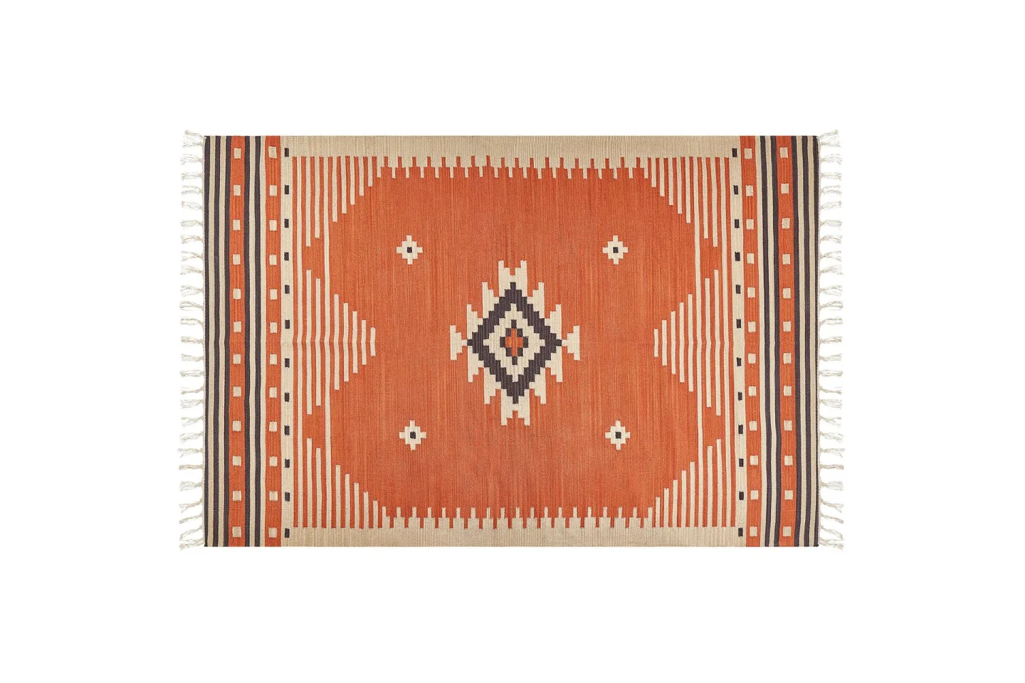 Bomullsmatta Gavar 200x300 cm - Orange