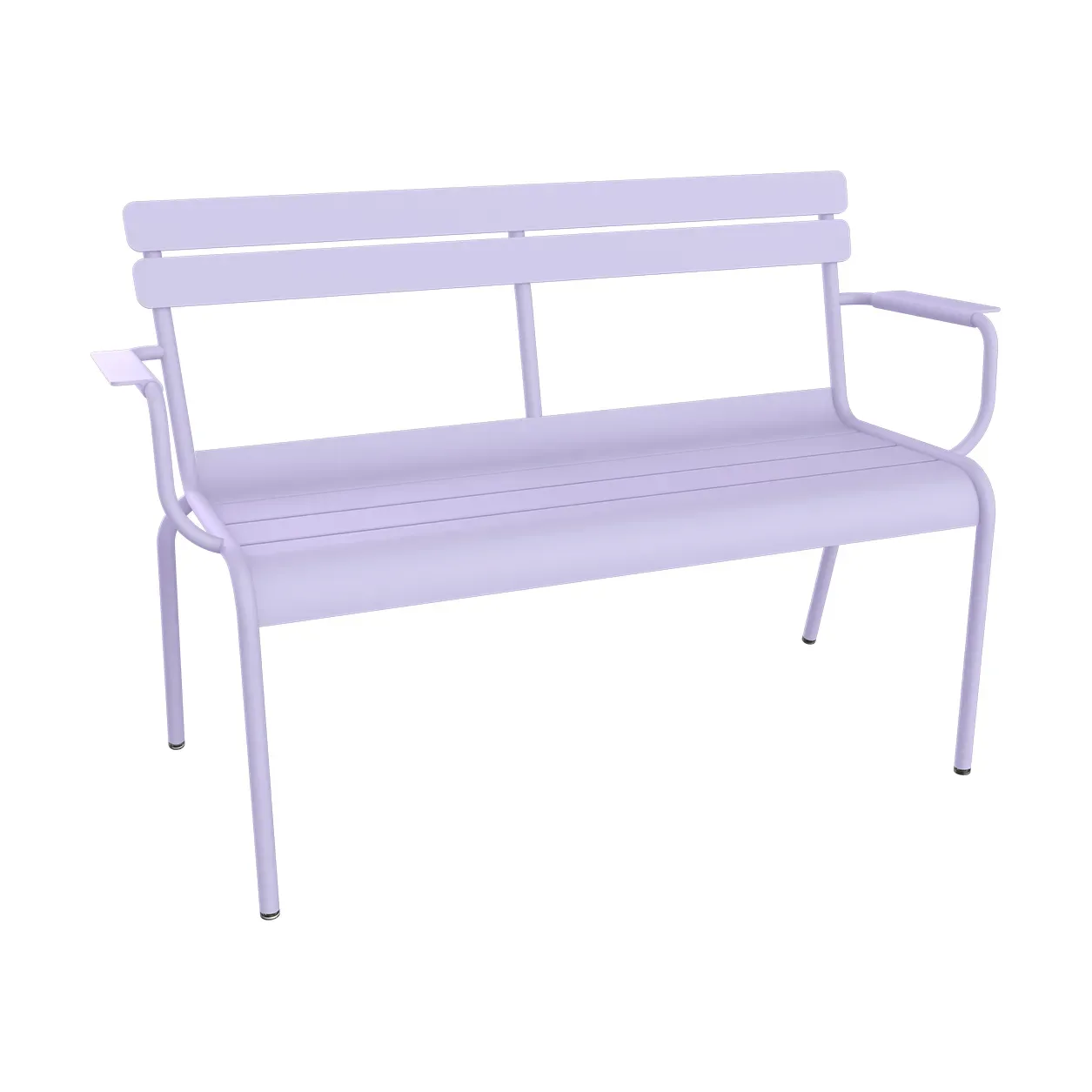 Fermob Luxembourg soffa med armstöd 131x55,5x86 cm Marshmallow (lila)