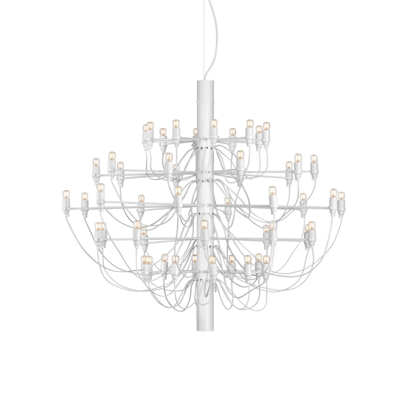 2097/50 C LED Pendelleuchte Matt White - Flos - Wohnzimmer - Design - Metall - Mehrflammig