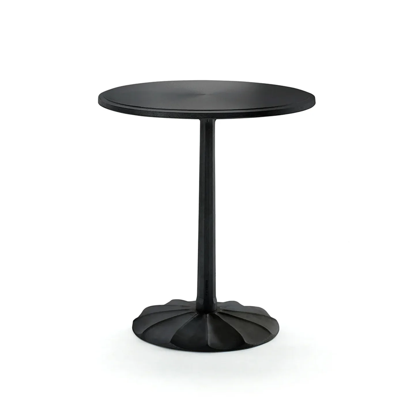 Byarums Bruk - Bord Uppsala Ø 65 Svartlackerad Aluminium/Svartlackerad Aluminium - Småbord och sidobord utomhus - Björn Alge - Svart - Metall
