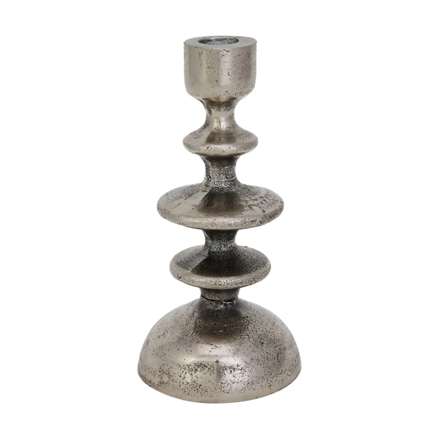 Decofinder Kerzenständer Zofingen, Antique Silber | Schubiger Möbel
