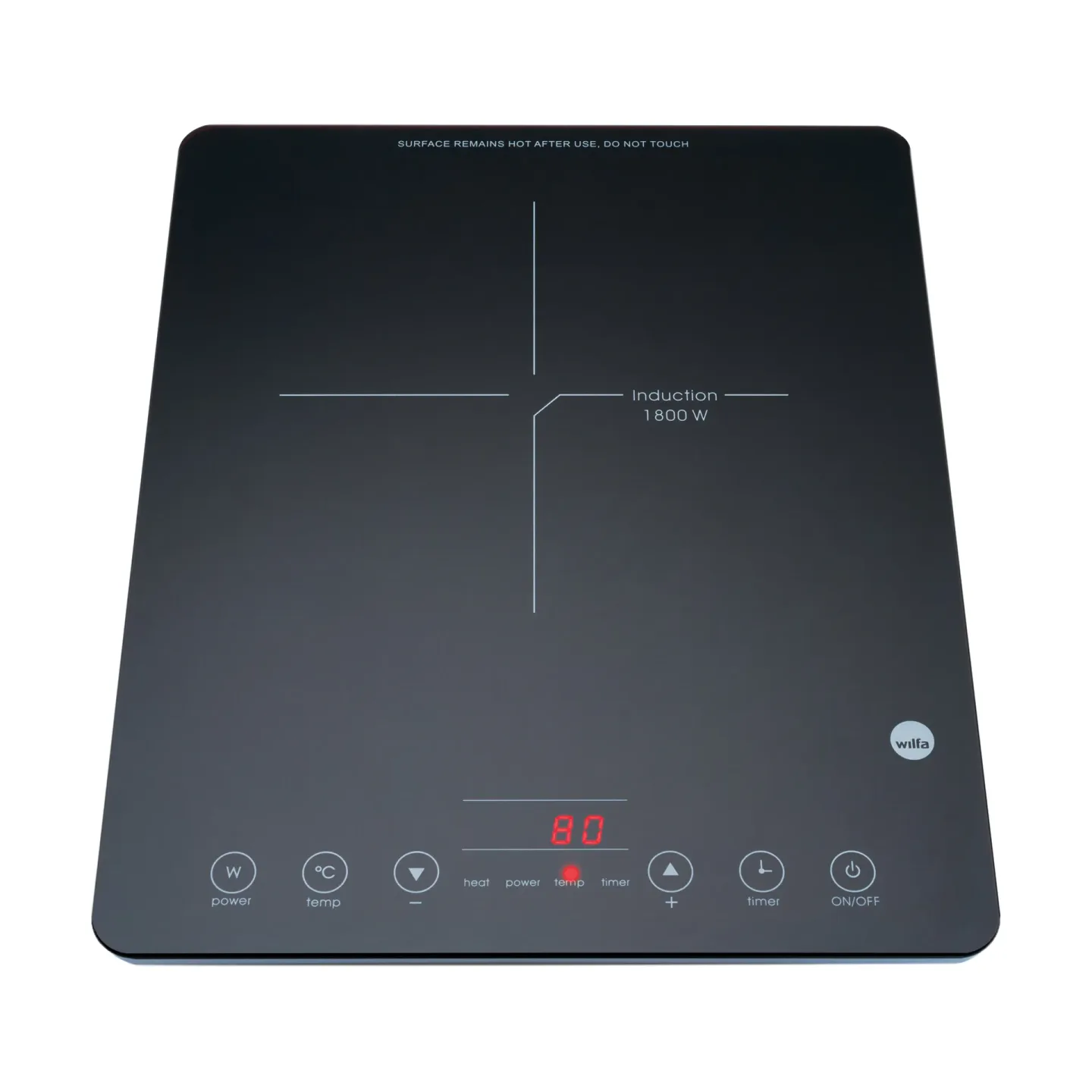 Wilfa ICP-1800B Kochplatte Induktion Schwarz