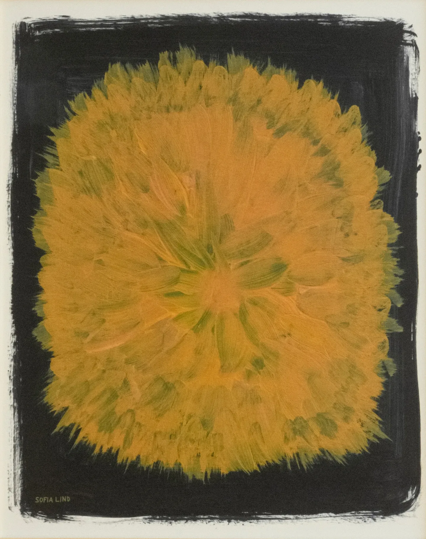 Fine Little Day Dandelion Poster 40 x 50cm Gelb-schwarz