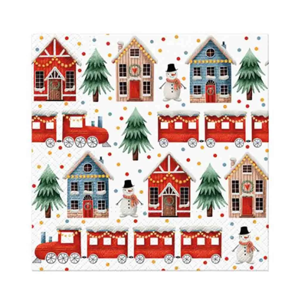 Julservetter Cozy Christmas Town