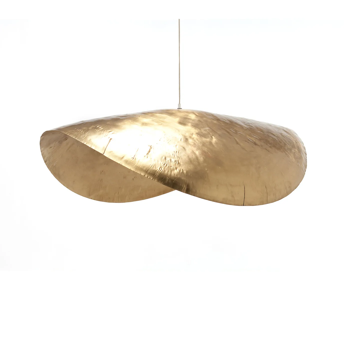 Gervasoni - Brass 96 Suspension Lamp Ø 120 - Pendellampor - Paola Navone - Guld