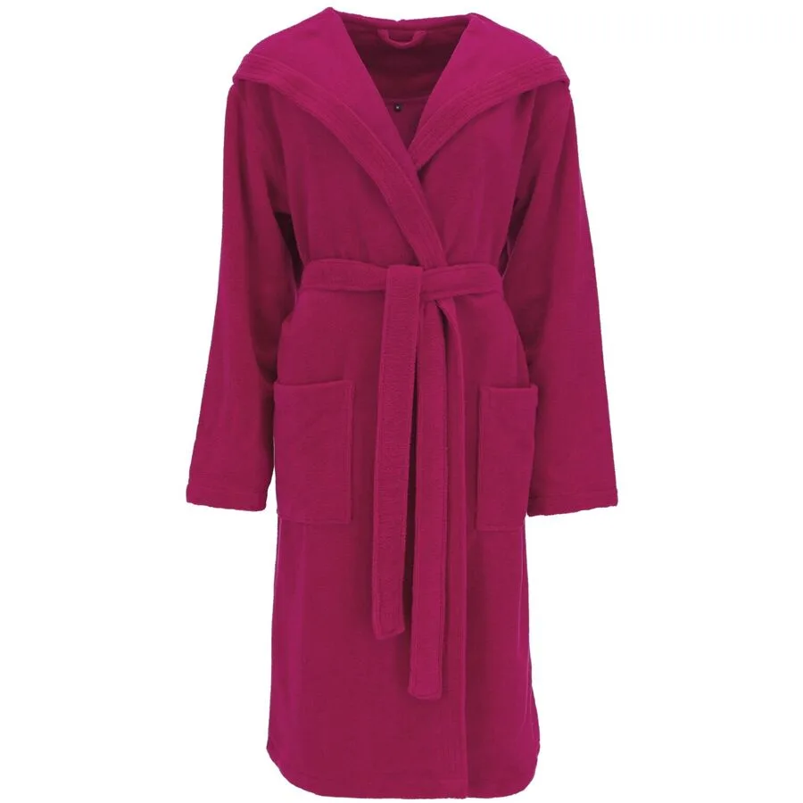 Vossen Bademantel Lynn S Cranberry Baumwolle S