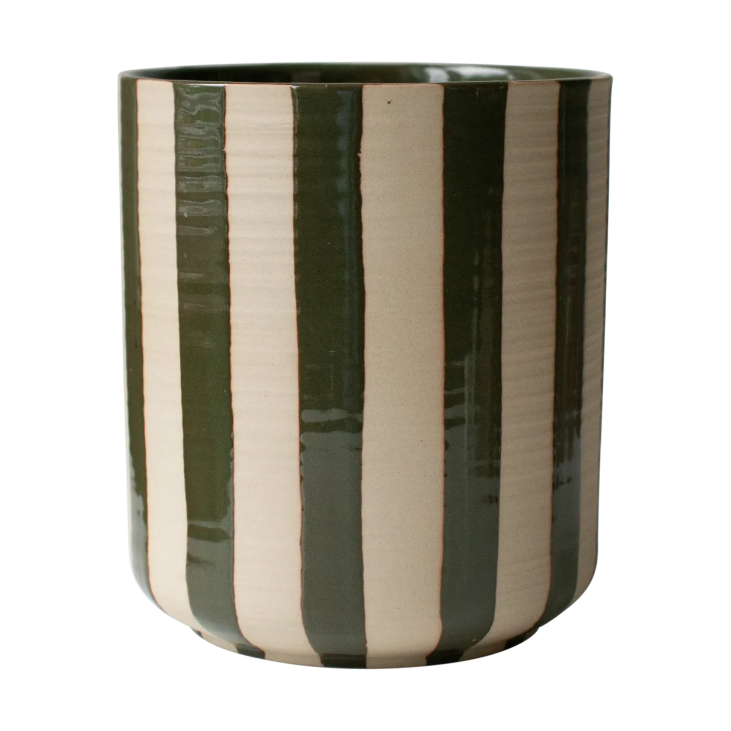 DBKD Line kruka Ø14x16 cm Stripe Green