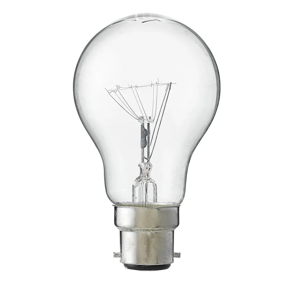 Normallampa 15W Klar B22