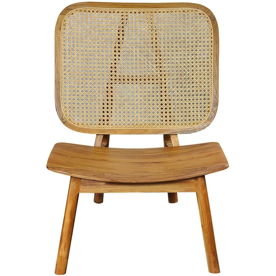 Stuhl Vivienne natur Teak, Rattan