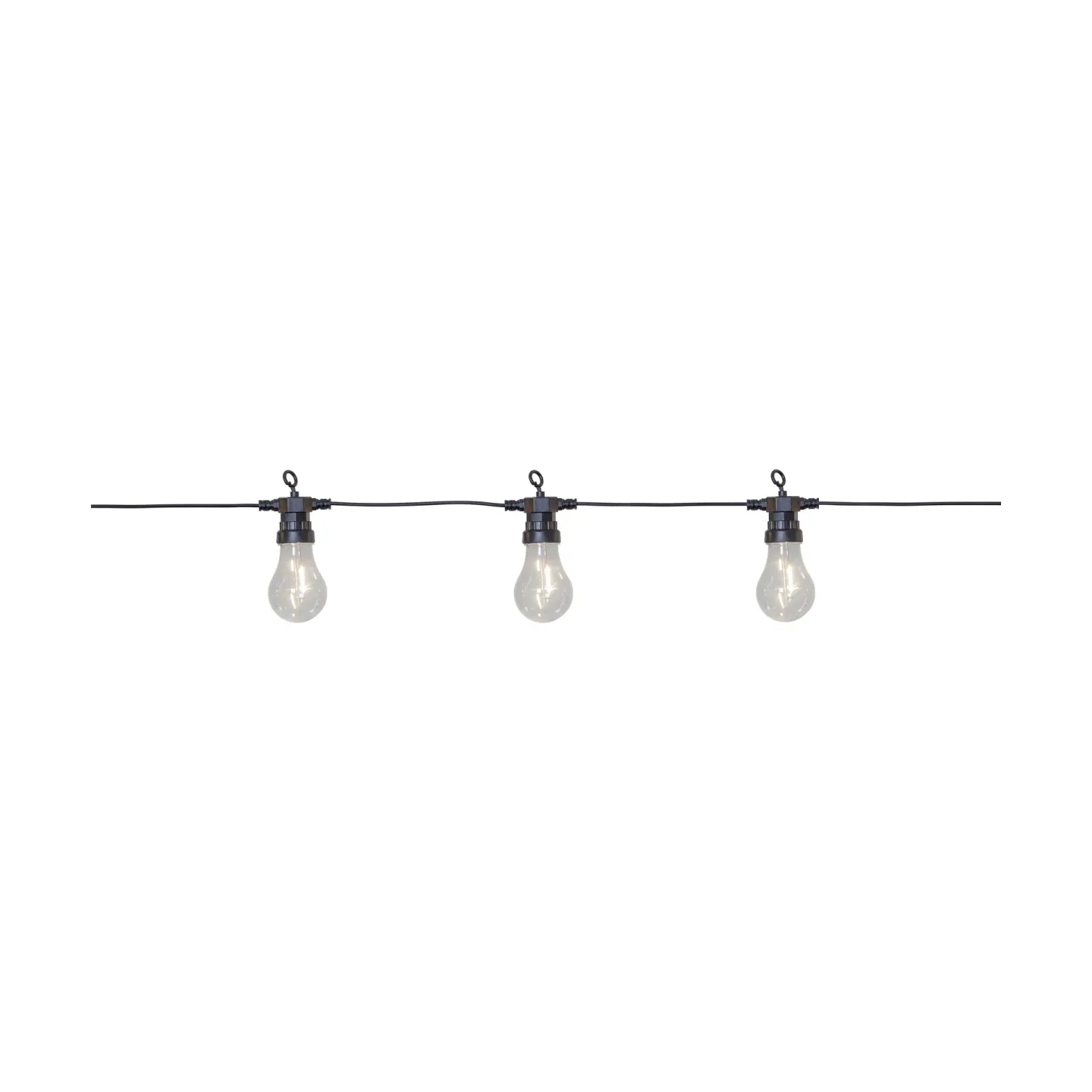 Scandi Essentials Wisp Lichterkette schwarz 405 cm, 10 Lichter