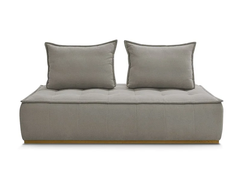 Modulare Sessel für Sofa BOBOCHIC ELISA Stoff mit Textur taupe