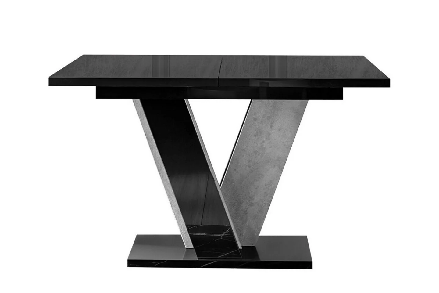 Denogal Matbord 90 cm Black high gloss -