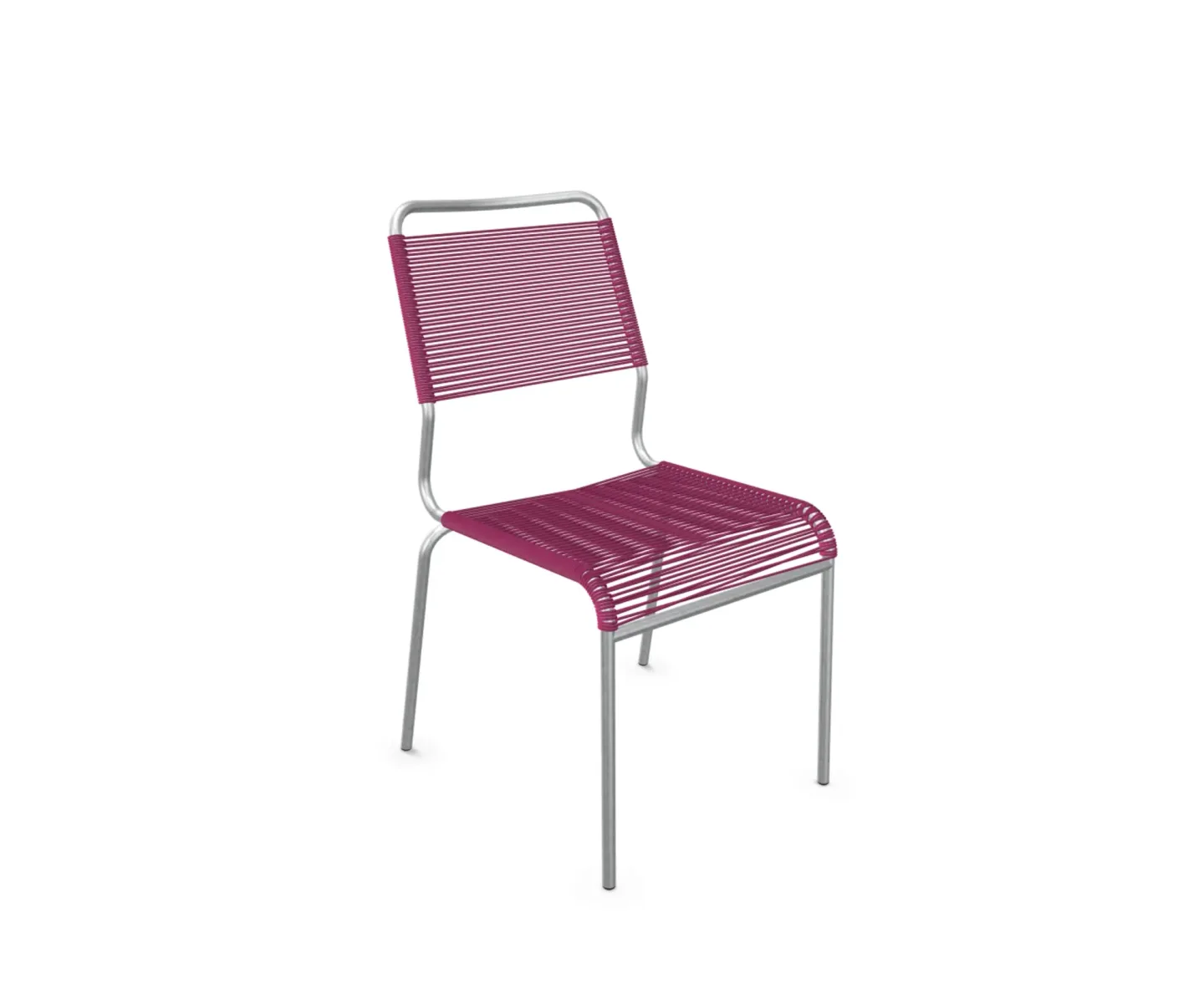 Schaffner Spaghetti-Stuhl Rigi Comfort Feuerverzinkt Rosa | Schubiger Möbel