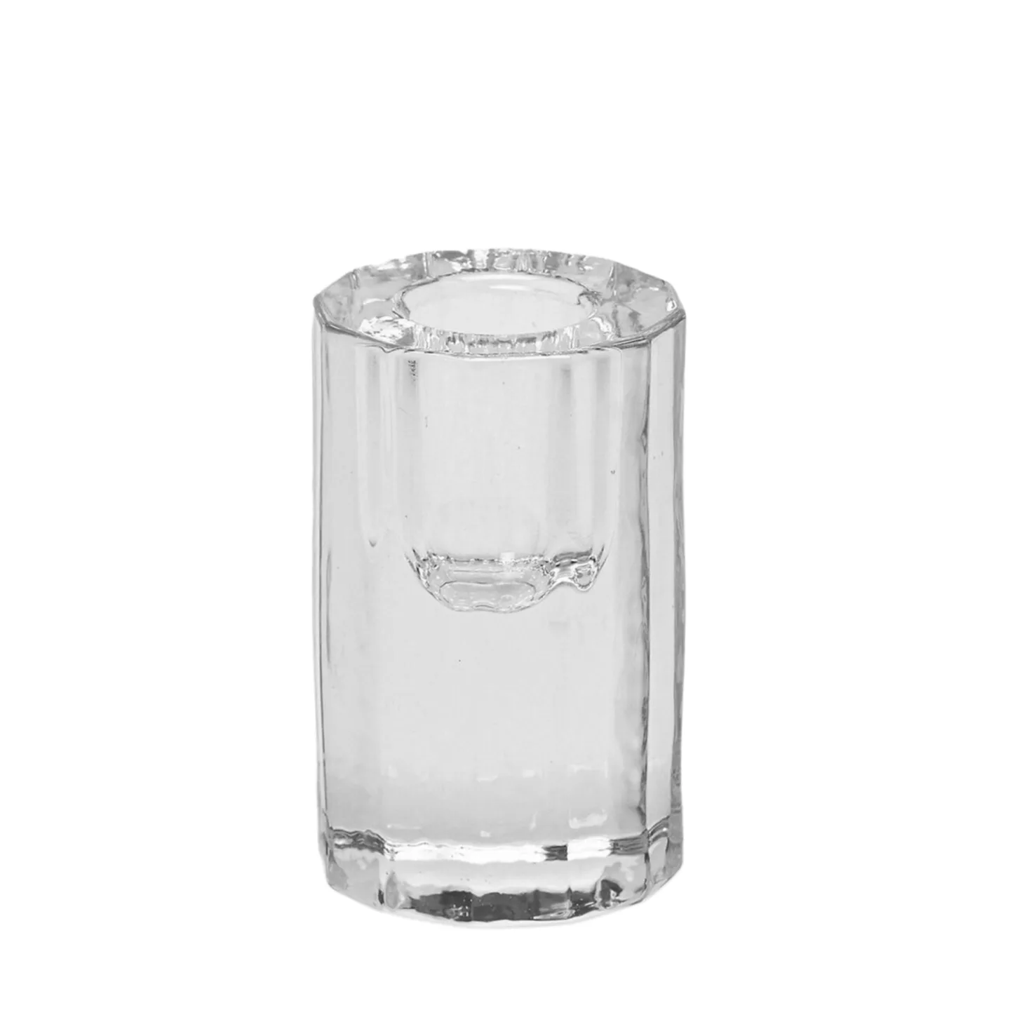 Edg Kerzenständer Kristallglas H: 8 cm | Schubiger Möbel