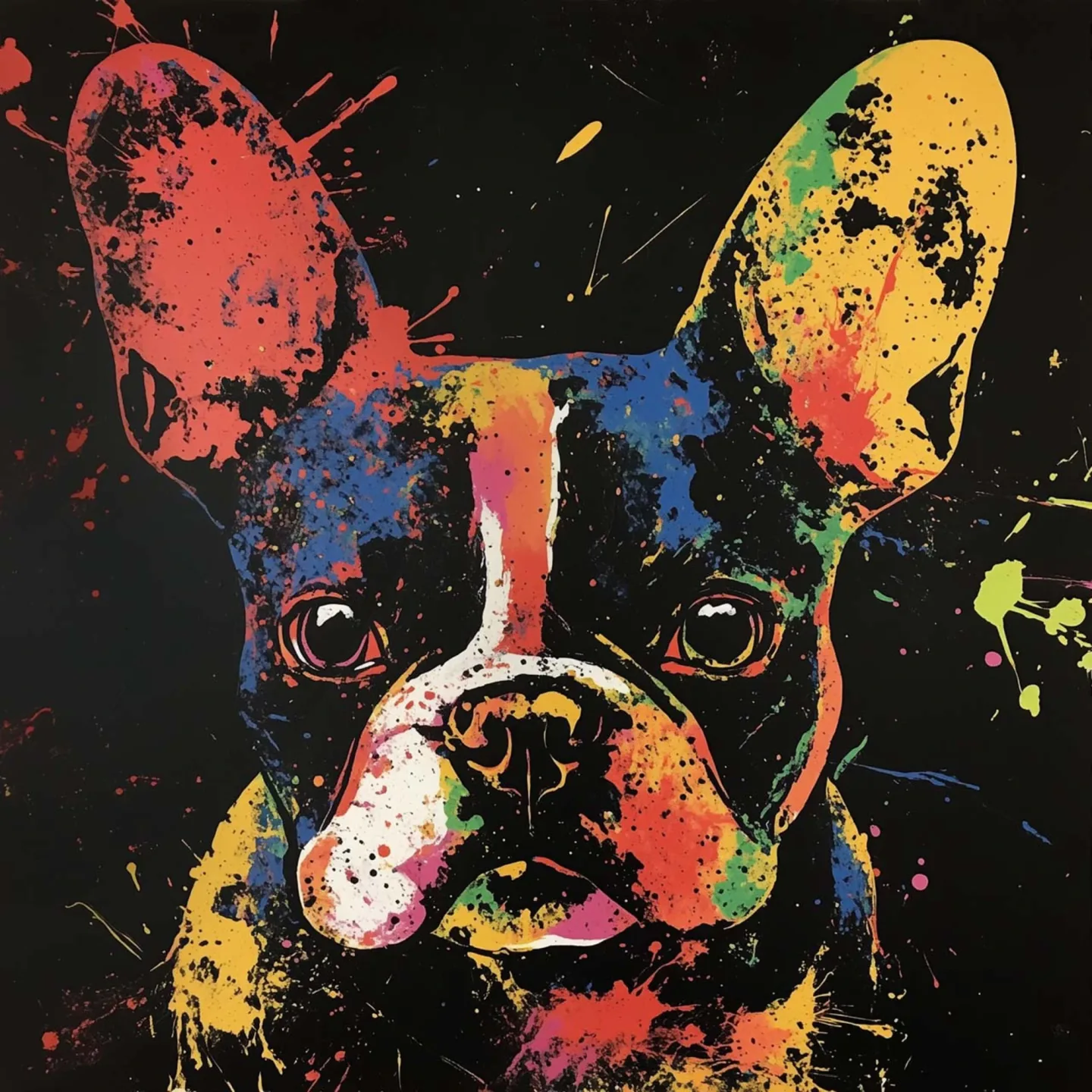 image LAND Glasbild Coloured Bully | Schubiger Möbel