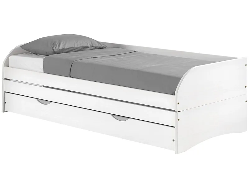 Doppelbett ACCORDEON 90x200cm weiss
