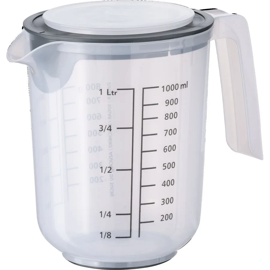 Messbecher Aps transparent Kunststoff/Silikon H 16 cm 1 l