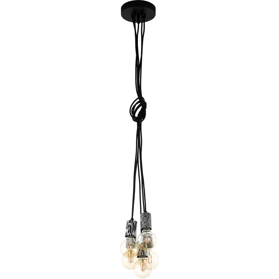 Eglo Pendellampe Nagpur Schwarz Stahl 14.5 cm 131 cm