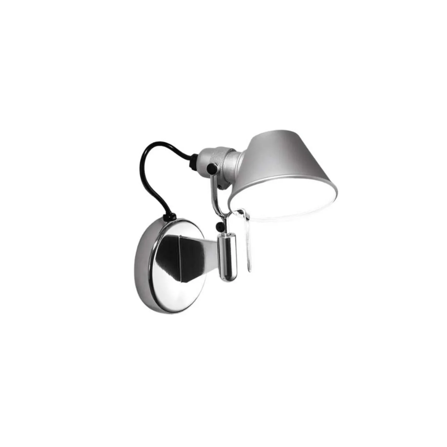 Artemide Tolomeo Micro Faretto vägglampa Aluminium (utan på/avknapp)