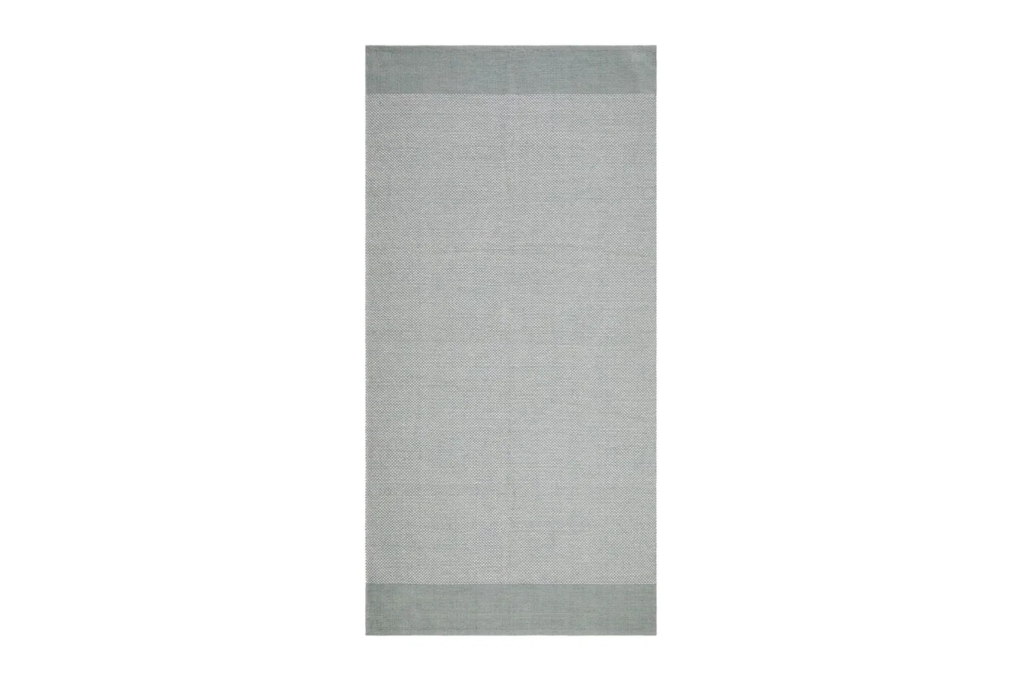 Alva Bomullsmatta 75x340 cm Oval - Ljusgrön