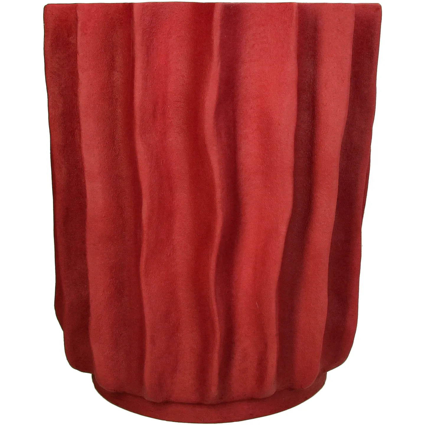 Kersten Vase Polyresin, Rot H: 29 cm | Schubiger Möbel