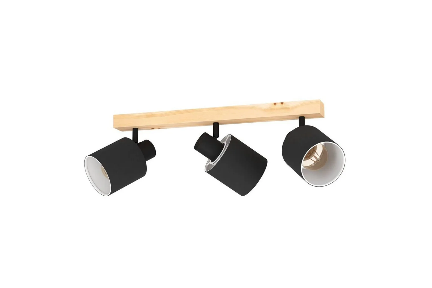 Spotlight Eglo Batallas med 3 Lampor - Svart/Brun