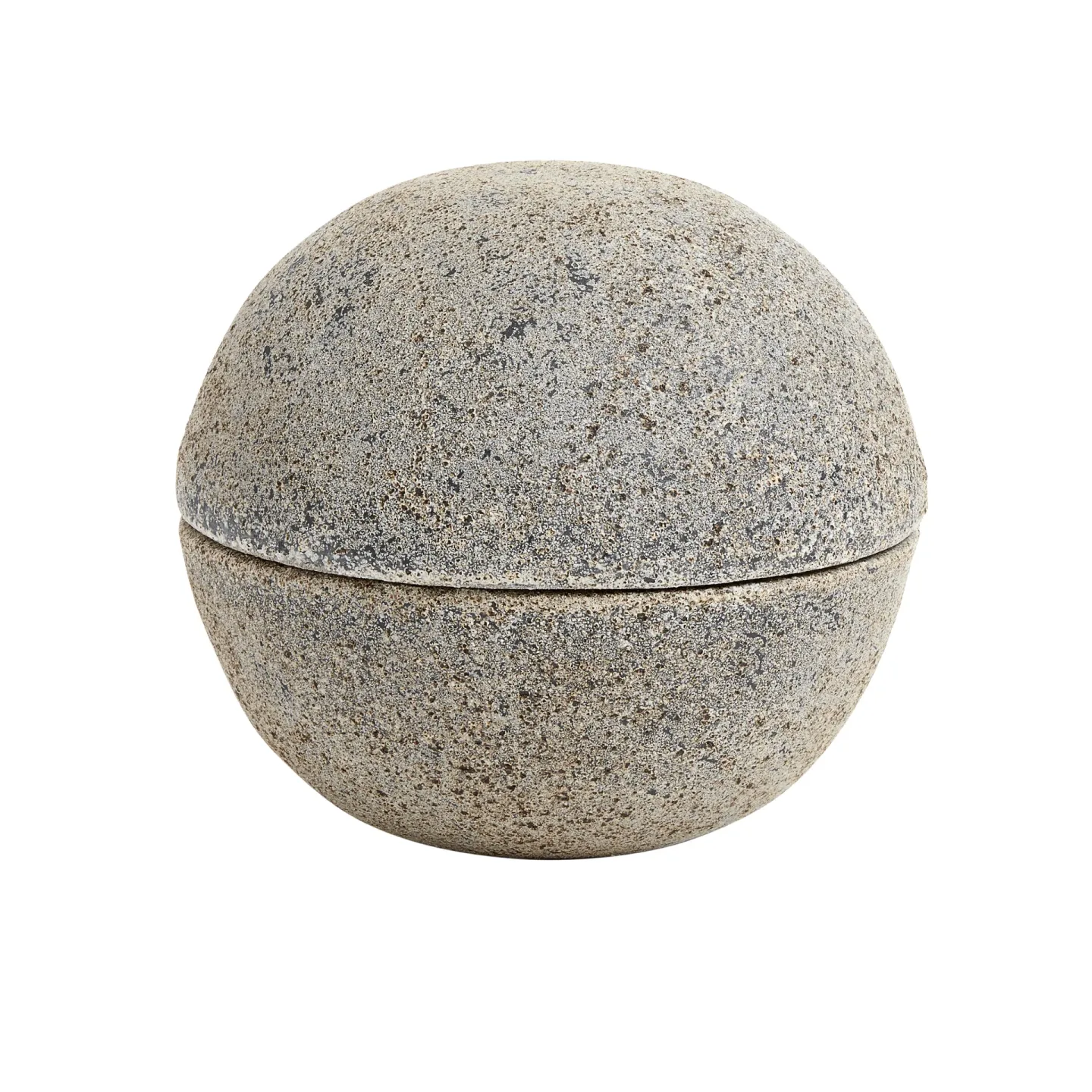 MUUBS Stain Bonbonniere Esche Ø15 cm Grau-Braun
