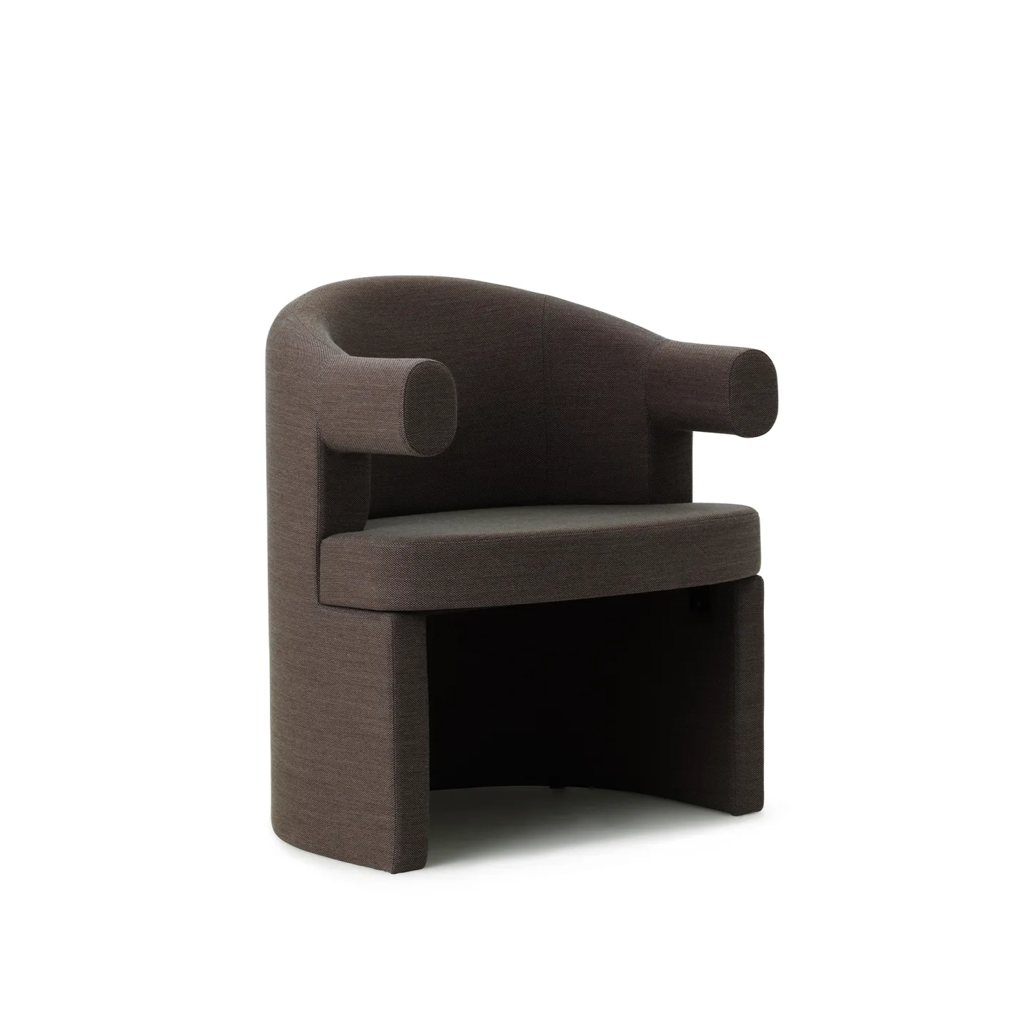 Normann Copenhagen - Burra Chair - Steelcut Trio 713 - Fåtöljer - Simon Legald - Brun - Trä/Skum