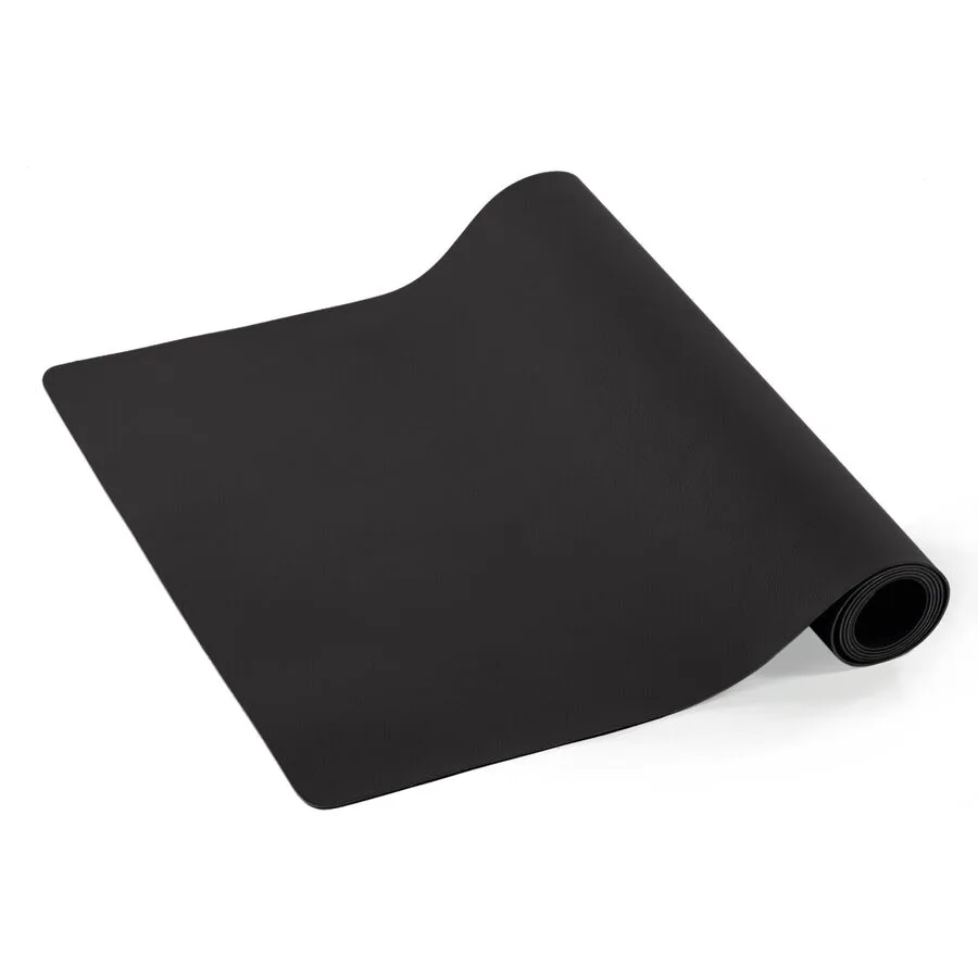 ZICZAC Tischläufer Togo schwarz Kunstleder B 45 cm