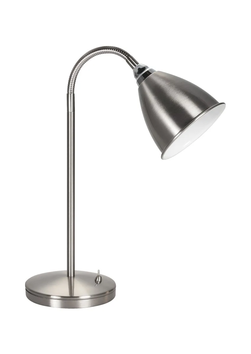 Armaturhantverk - Smögen 45cm - Skrivbordslampa - Nickel