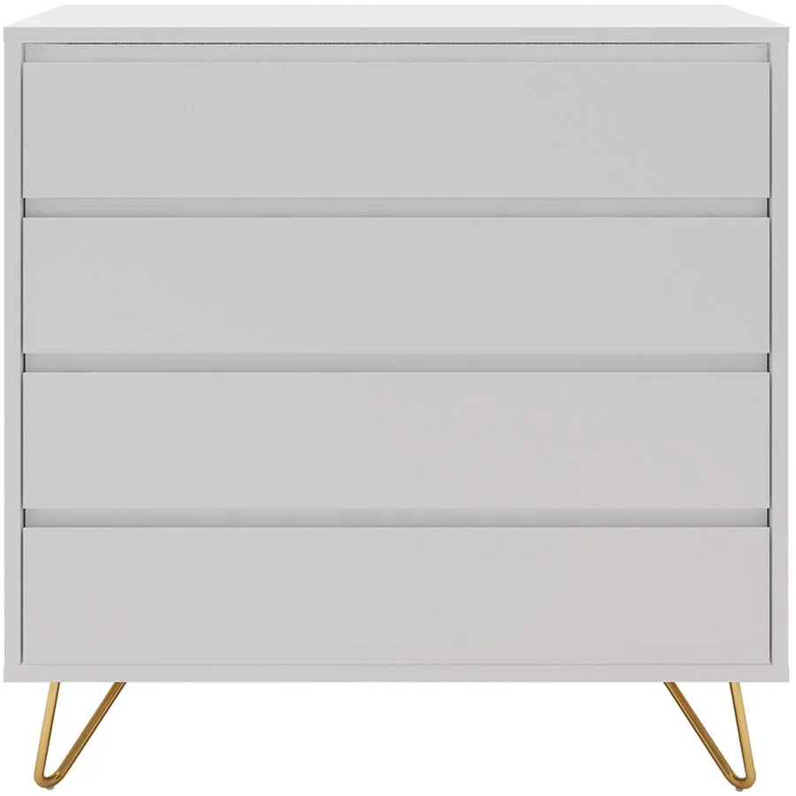 Kommode Saija Weiss MDF 90 cm 40 cm