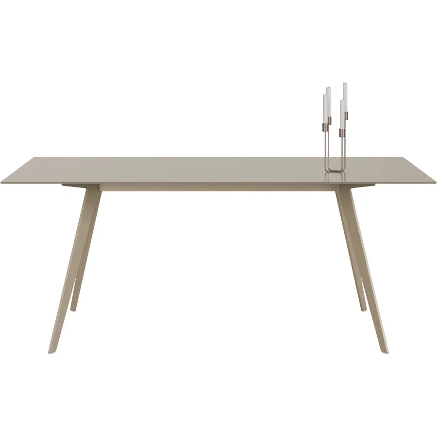 Esstisch Tame Beige Glas 100 cm