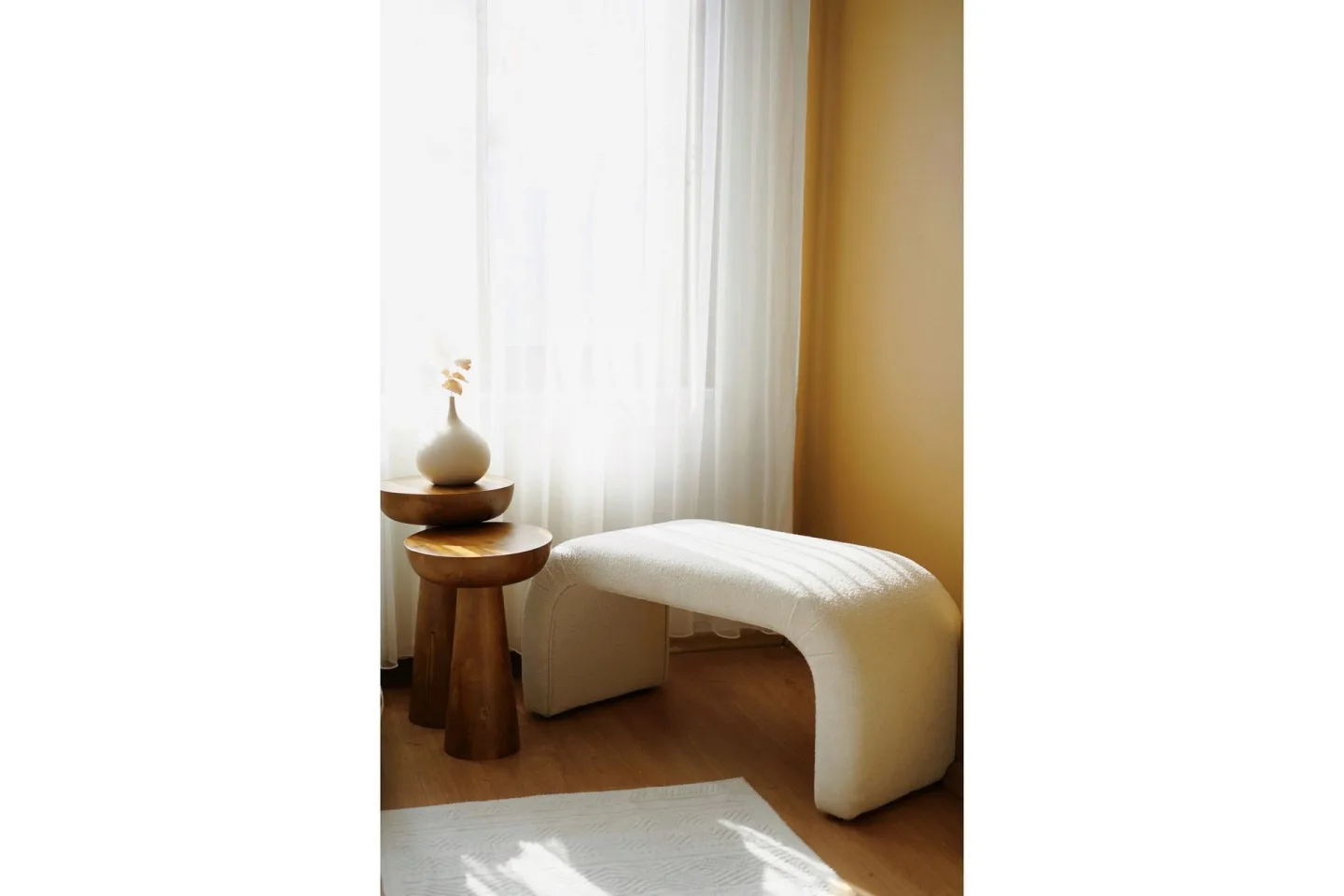 Manav Sittpuff 106 cm - Vit