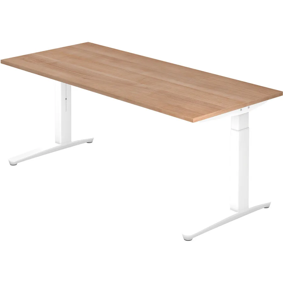 Schreibtisch Office nussbaum Holzwerkstoff B 180 T 80 cm