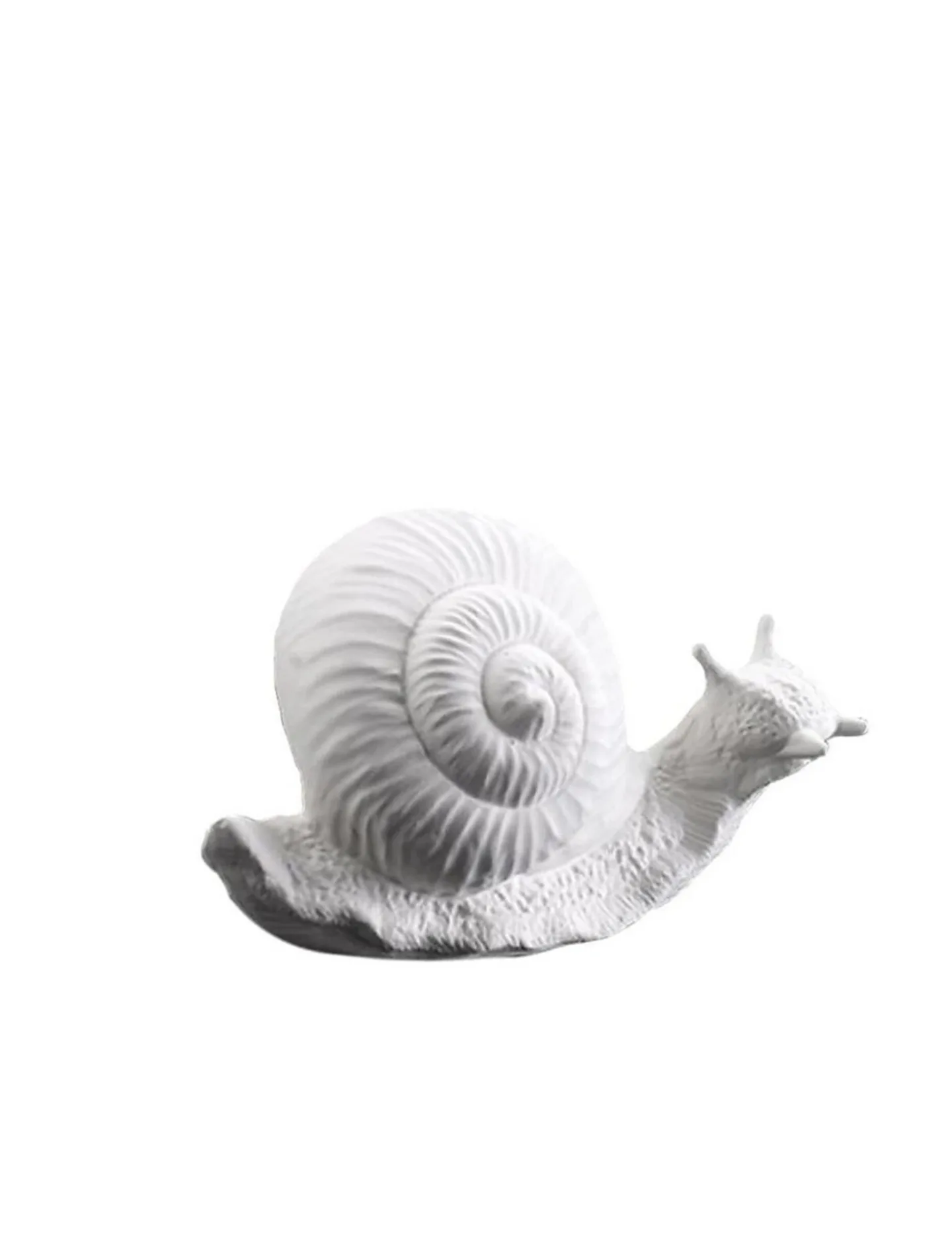 Abhika Figur Schnecke Weiss H: 18 cm | Schubiger Möbel