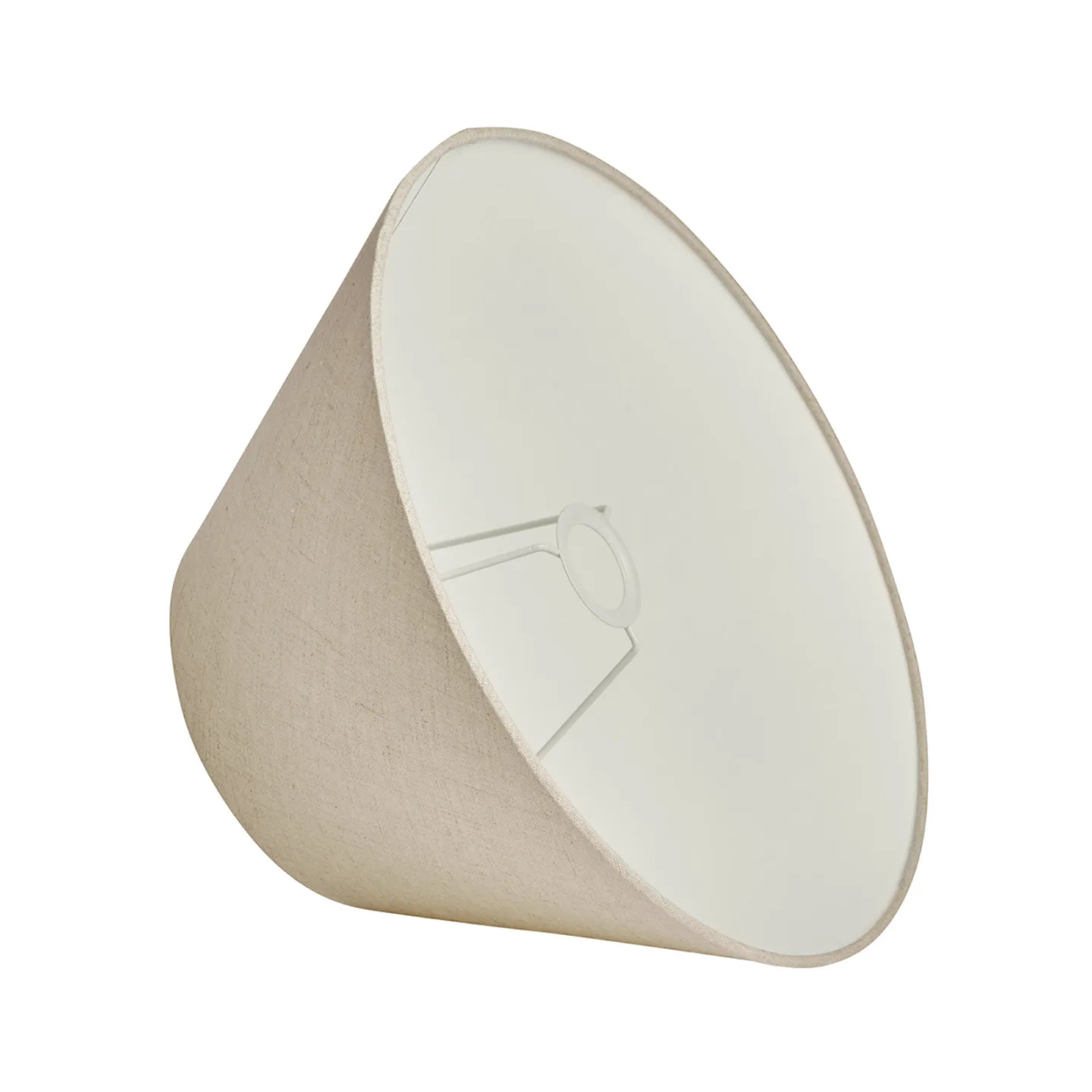 Basic wide Lampenschirm, beige, Ø 40 cm - Watt & Veke - Design - Stoff / Textil