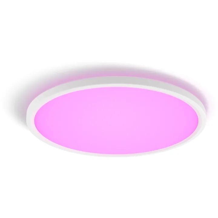 Deckenlampe Tento M Philips Hue Kunststoff weiss Ø 42.1cm - LED - Lichtfarbe: Warmweiss - Tageslichtweiss - LED Energiesparlampen