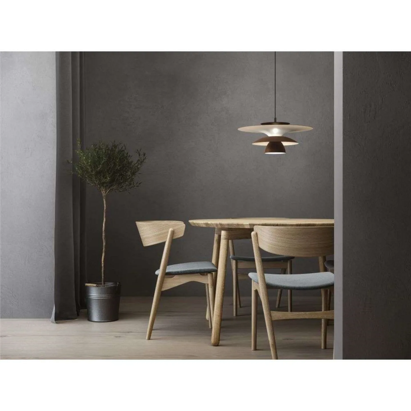 Belid Picasso taklampa Ø50 cm Oxid