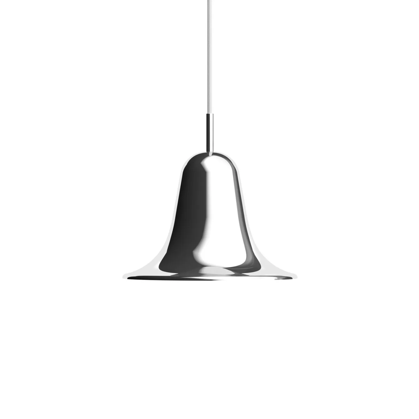 Pantop pendellampe Ø 23 cm krom - VERPAN - Stue - Design - Metal - Med én lyskilde
