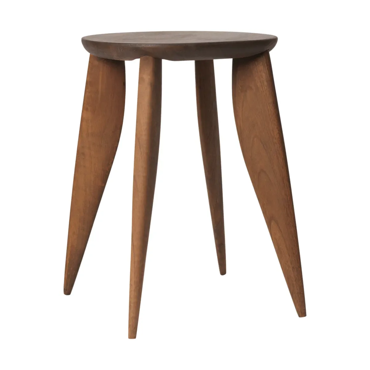 Ferm Living Feve Beistelltisch Walnuss, 42x42x45 cm